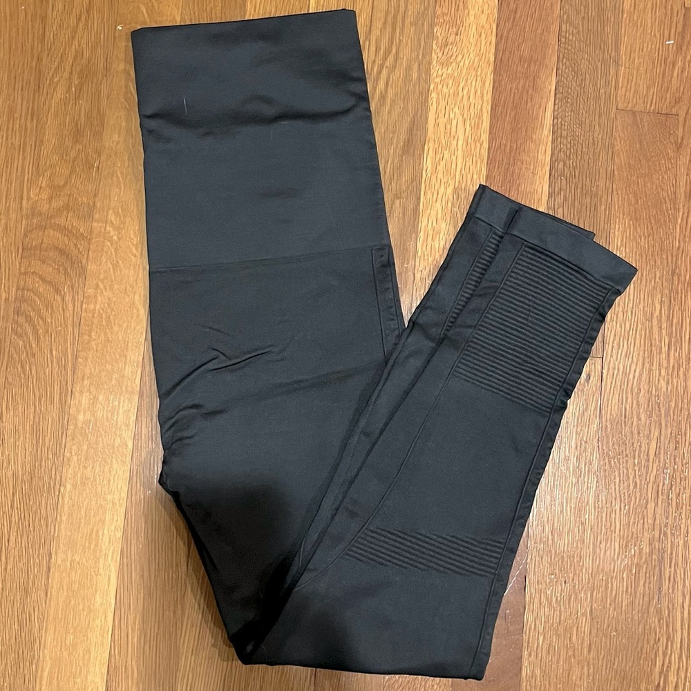 Mother Tucker Moto Leggings in olive army green